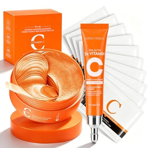 Under Eye Patches Set with Vitamin C, Collagen and Niacinamide