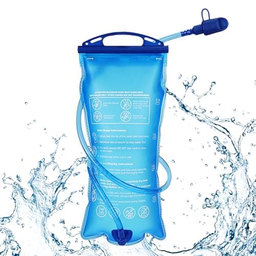 QUIIEOSKIA 2L Water Bladder 2L Leak-Proof Hydration Bladders, BPA Free