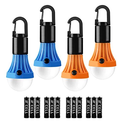 Lepro Camping Lights, Battery Powered Tent Lights (AAA Batteries Included)