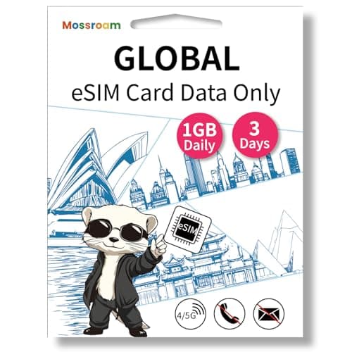 Global Data Only eSIM Card 1GB in 3 Days All Over the world Travel Internet Prepaid 4/5G-LTE High -Speed Traffic Unlimited Low Speed