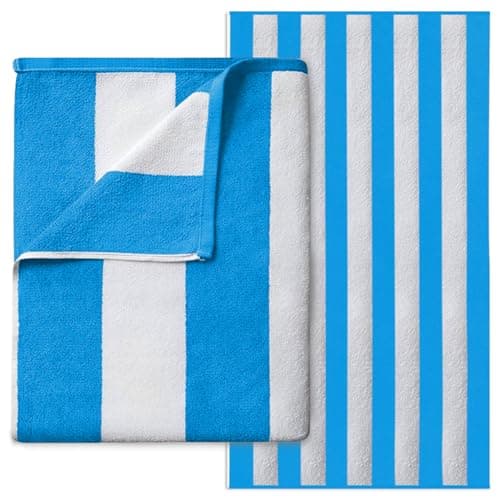 GC GAVENO CAVAILIA Microfiber Beach Towel Extra Large - Super Absorbent, Sand Free Beach Towels For Adults (100x200 cm) - Beach Towel 1 Piece - Quick Dry Beach, Swimming Towel, Pool Towel, Gym - Blue