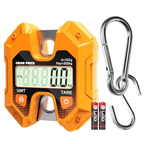 GRAM PRES Digital Hanging Scale 660LB/300KG