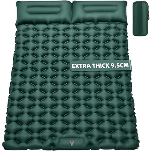 Sleeping Pad Camping Mat Double 9.5CM Thickness, 204x130CM Ultralight
