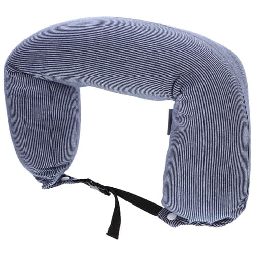 SEWACC U Shaped Neck Support Pillow, Polyester Fiber and Polystyrene