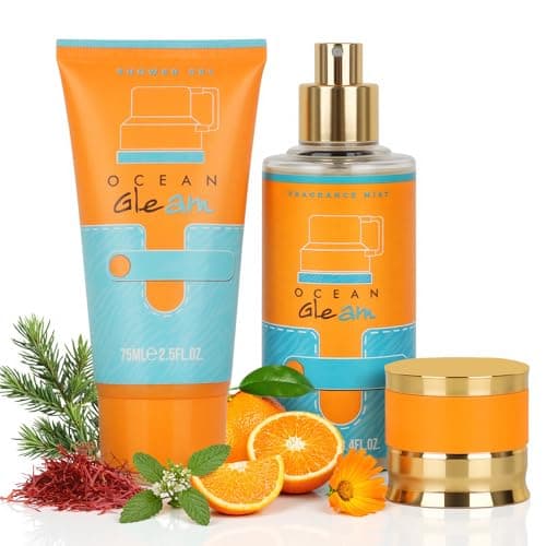 Aftershave Men Gifts– Large Capacity Shower Gel & Cologne Set for Him, Mens Gift Sets with Body Wash 75ml and Perfume 100ml – Mens Grooming Set,Presents for Dad, Husband, Boyfriend,Son