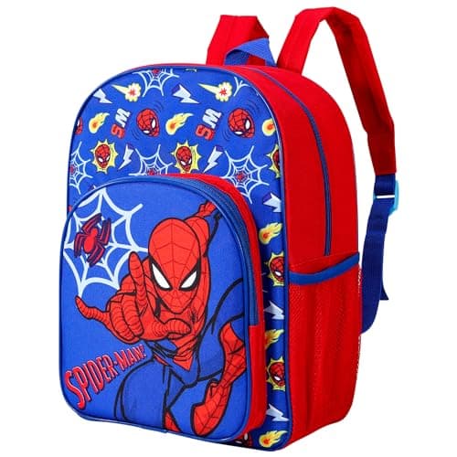 Spiderman Kids Backpack, Lightweight School & Travel Bag for Boys & Girls