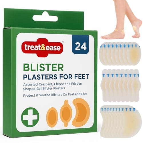 SOL 24pk Gel Blister Plasters for Feet - Blister Plasters for Heels