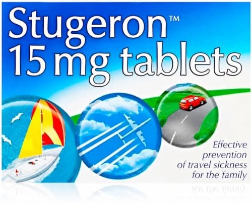 Motion Sickness | Travel Sickness Relief | Nausea Support Tabs 1 Pack of 15 Tablets