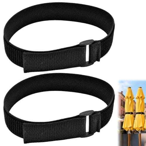 2 Pcs Heavy Duty Elastic Cinch Straps with Quick-Release Buckles