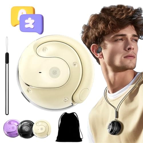 Donubiiu Translator, Wireless Bluetooth Translation Earbuds, Supports 75 Languages, Ai Translation Wireless Ows Bluetooth Portable Translator Device (beige)
