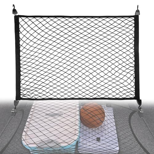 Car Cargo Net,Adjustable Organizer Storage Net,60 x 40cm Elastic Nylon Mesh