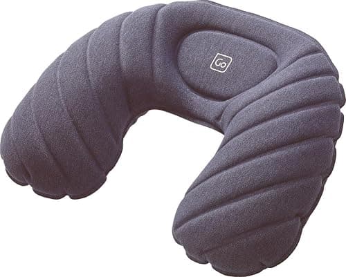 Go Travel Fusion Luxury Inflatable Neck Pillow with Carry Pouch