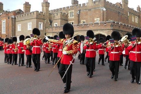 Changing of the Guard at Buckingham Palace London Walking Tour
