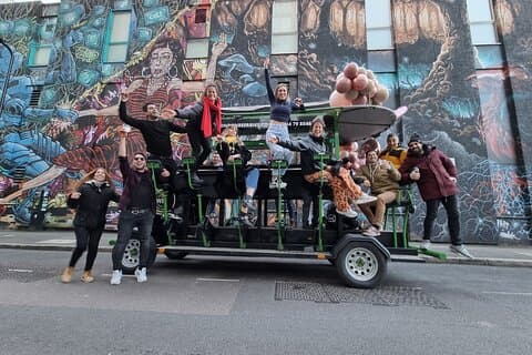 London beer or prosecco bike tour