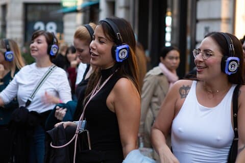 London Boogie Shoes Silent Disco Christmas Tour