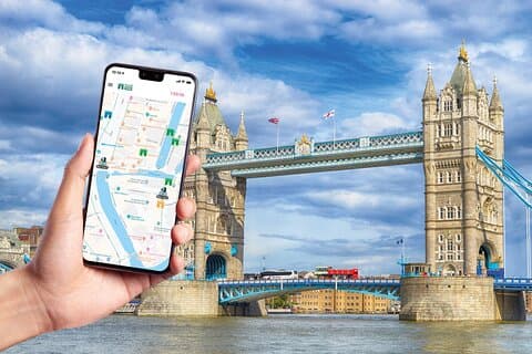 London Self Guided City App Game. Find the secret exit of London!