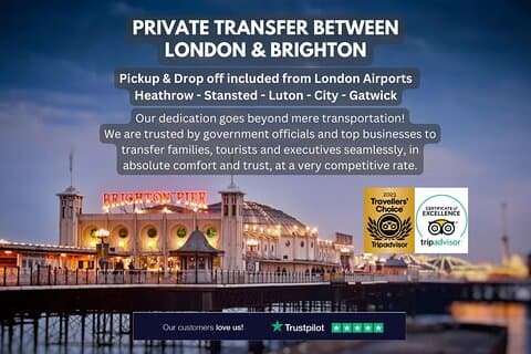 Private Transfer between London and Brighton - Meet & Greet