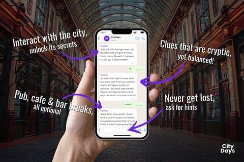 Interactive Treasure Hunt Experience - Central London's Secrets
