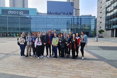 Inspirational guided walking tour of Media City & The Quays