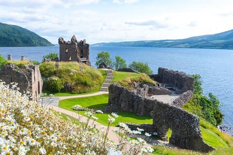 Loch Ness, Outlander & Urquhart Castle from Inverness