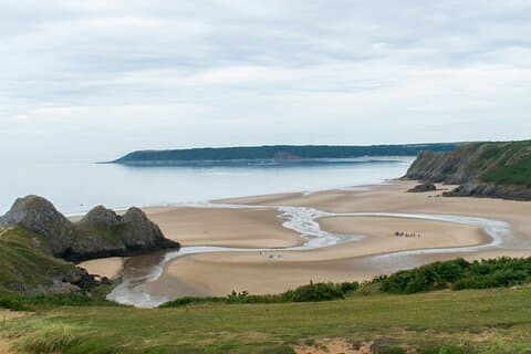 Three Cliffs Bay Circular Walk Gower Peninsula