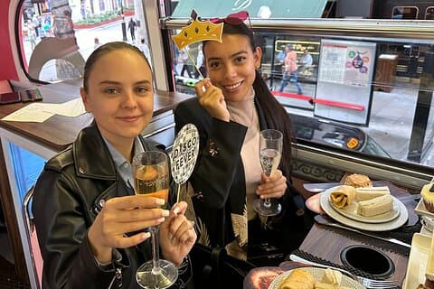 "Here We Go Again" London Afternoon Tea Bus
