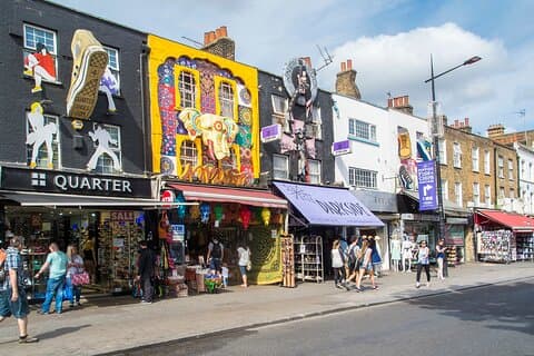 Camden Market - Music, Movies 10+ Food Tastings
