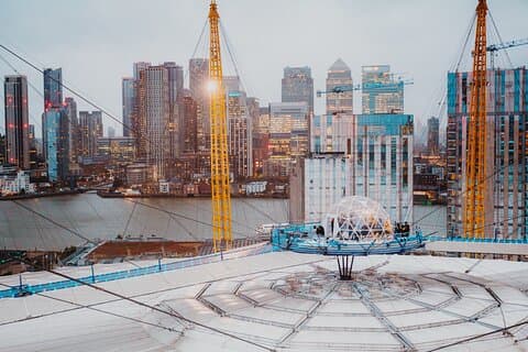 Up at The O2: Snow Globe Climb Experience with Guided Tour
