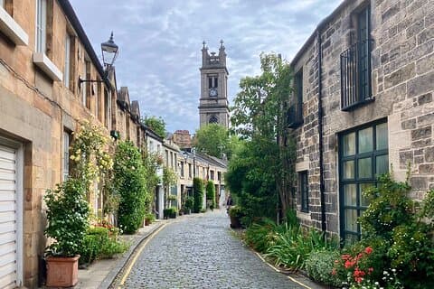 Walk Dean Village, Circus Lane & Royal Botanics