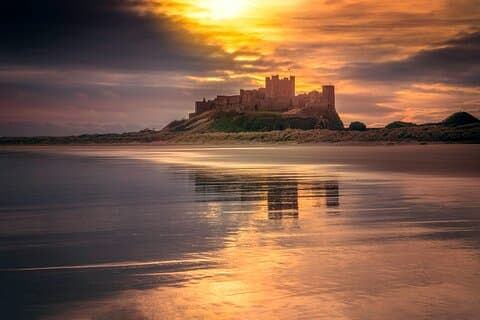 Holy Island of Lindisfarne and Bamburgh Castle private tour