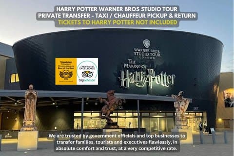 Harry Potter Warner Bros Studio Private Transfer Pickup & Return