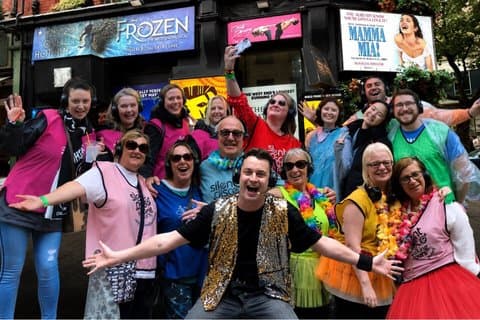 PRIVATE TOUR London West End Musical Silent Disco Walking Tour