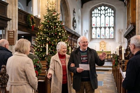 Private Christmas Walking Tour in Cambridge Old Town