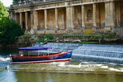 Pulteney Weir Prosecco Cruise aboard a Historic Royal Boat