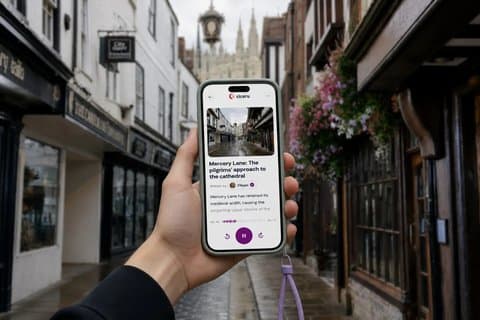 Canterbury Self Guided Walking Tour Landmarks Audio and Quiz