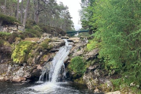Guided Walk Balmoral Estate Royal Deeside Forest Waterfalls