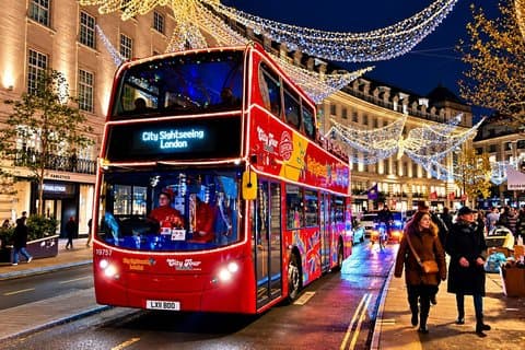 City Sightseeing London Christmas Lights Bus Tour